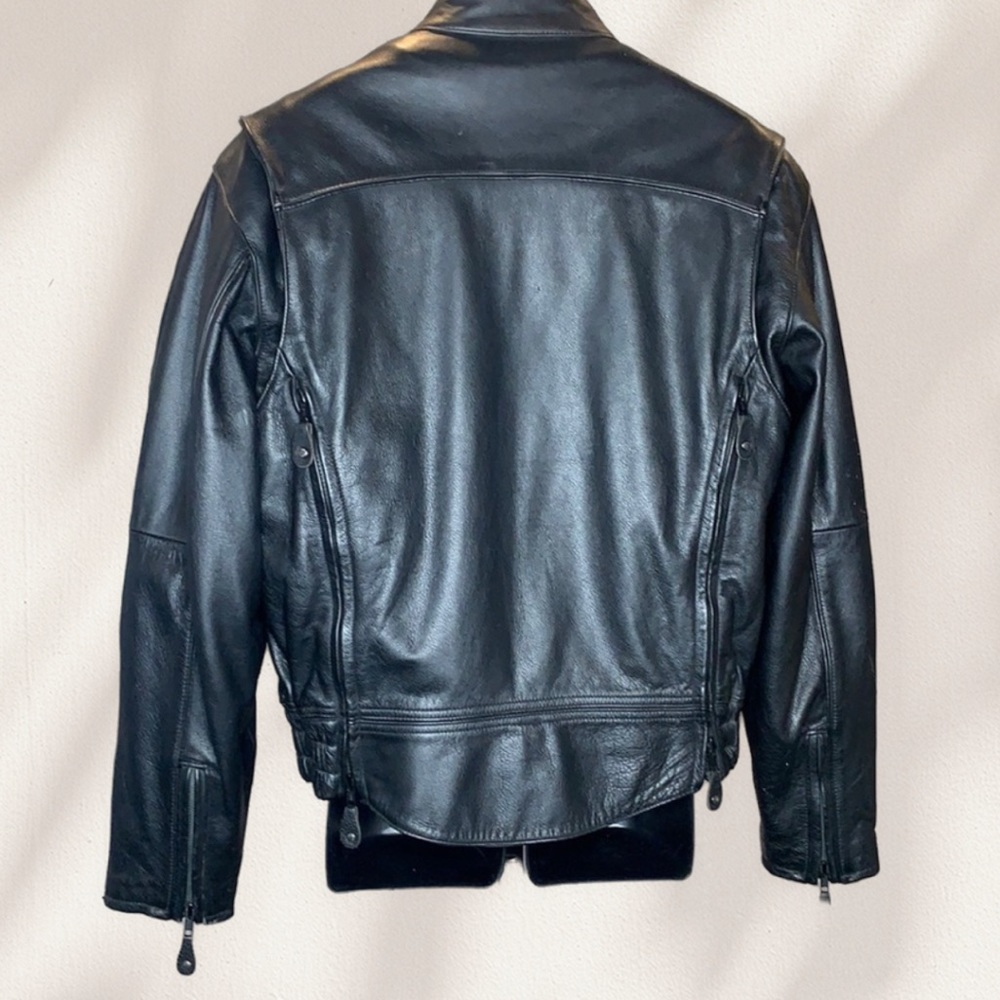 [Harley-Davidson] - Leather Motorcycle Riding Jacket - Picture 2 of 9